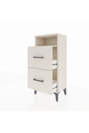 Arges Komodin Tek Raflı 2 Çekmeceli 44x30x96 - S09M014V1A