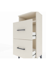 Arges Komodin Tek Raflı 2 Çekmeceli 44x30x96 - S09M014V1A