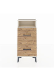 Arges Komodin Tek Raflı 2 Çekmeceli 44x30x96 - S09M014V3A