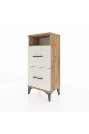 Arges Komodin Tek Raflı 2 Çekmeceli 44x30x96 - S09M014V7A