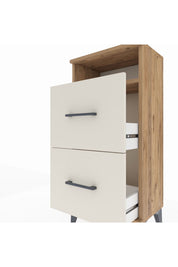 Arges Komodin Tek Raflı 2 Çekmeceli 44x30x96 - S09M014V7A