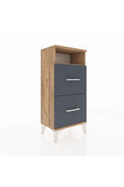 Arges Komodin Tek Raflı 2 Çekmeceli 44x30x96 - S09M014V8A