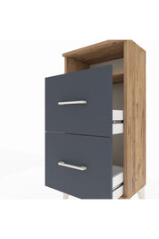 Arges Komodin Tek Raflı 2 Çekmeceli 44x30x96 - S09M014V8A