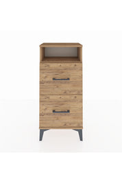 Arges Komodin Tek Raflı 2 Çekmeceli 44x30x96 - S09M014V9A