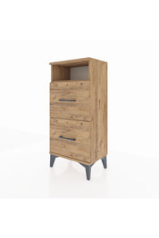 Arges Komodin Tek Raflı 2 Çekmeceli 44x30x96 - S09M014V9A
