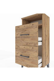 Arges Komodin Tek Raflı 2 Çekmeceli 44x30x96 - S09M014V9A