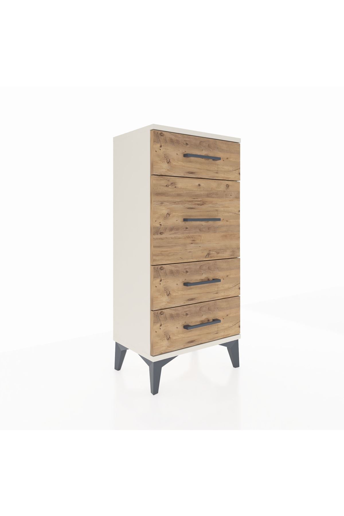 Arges Komodin 4 Çekmeceli 44x30x96 - S09M015V3A