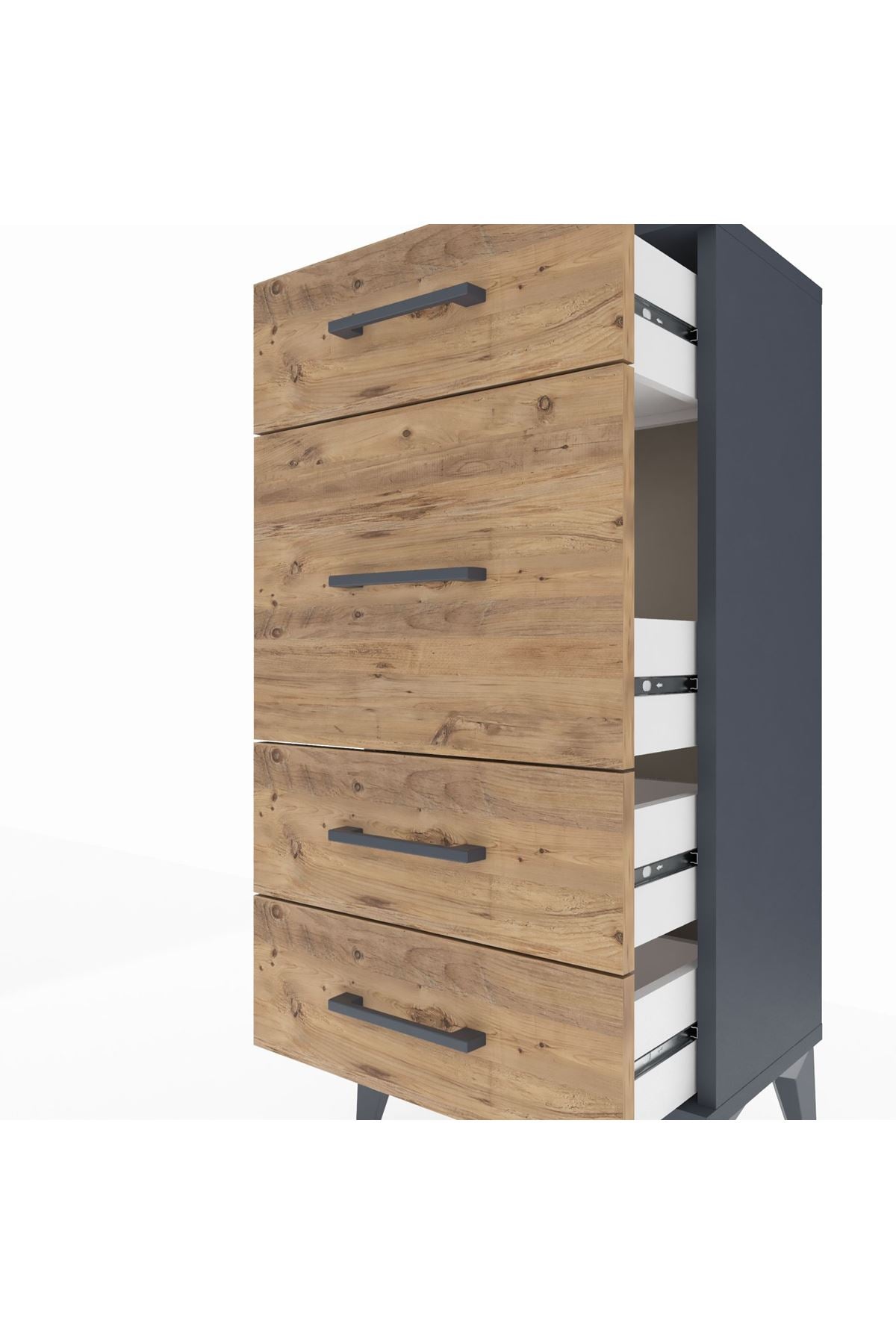 Arges Komodin 4 Çekmeceli 44x30x96 - S09M015V6A