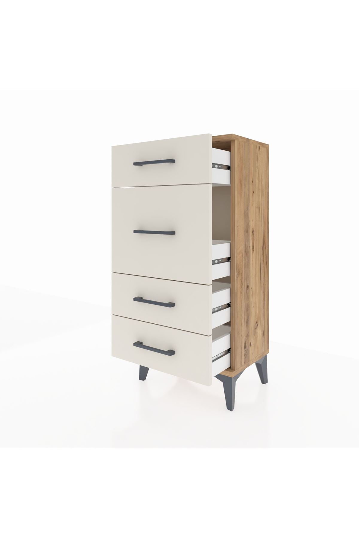 Arges Komodin 4 Çekmeceli 44x30x96 - S09M015V7A