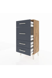 Arges Komodin 4 Çekmeceli 44x30x96 - S09M015V8A
