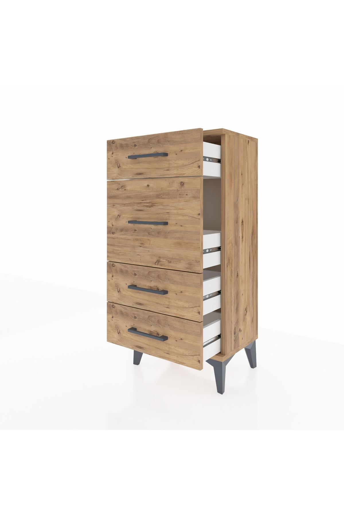 Arges Komodin 4 Çekmeceli 44x30x96 - S09M015V9A