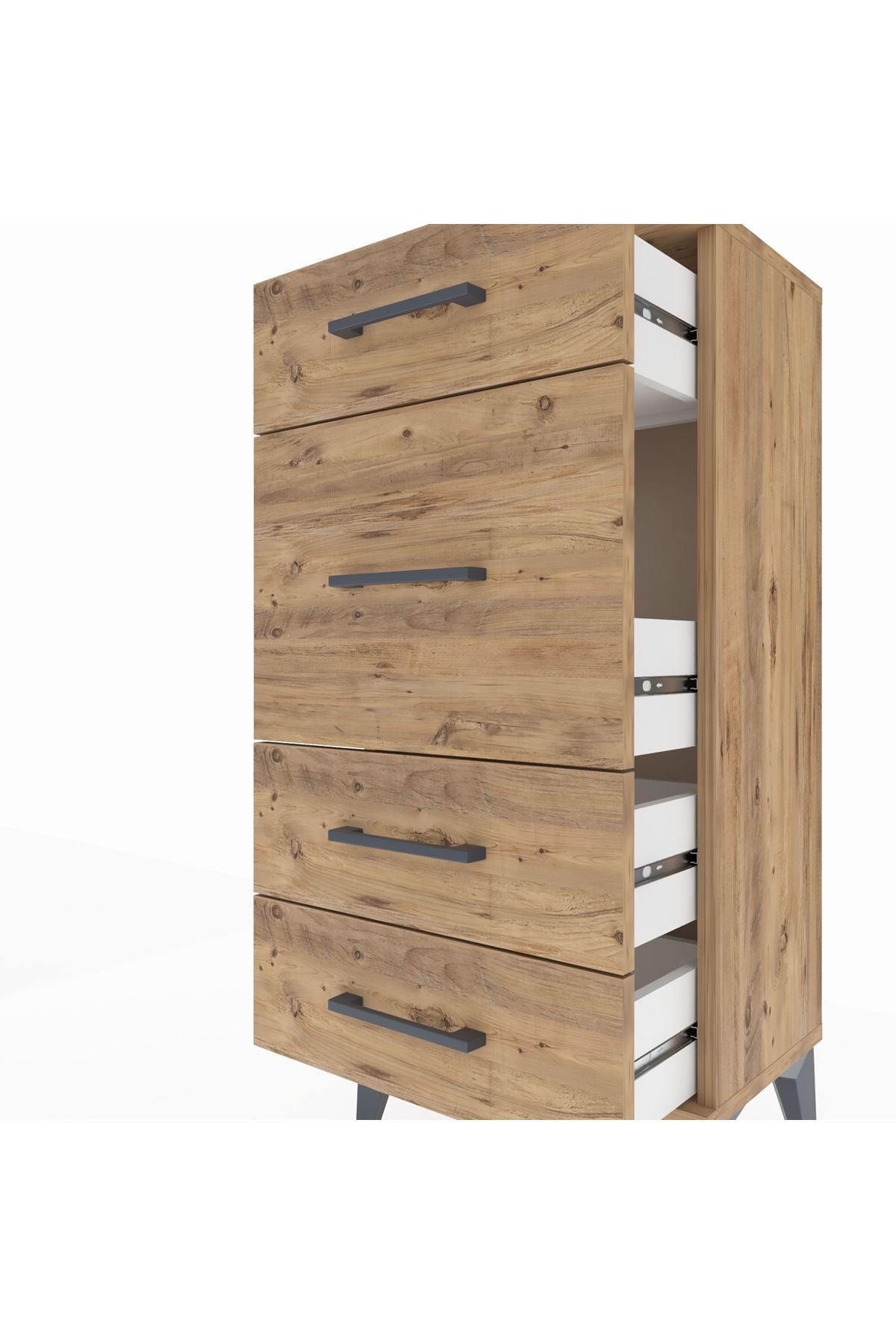 Arges Komodin 4 Çekmeceli 44x30x96 - S09M015V9A