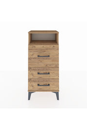 Arges Komodin Tek Raflı 3 Çekmeceli 44x30x96 - S09M016V9A