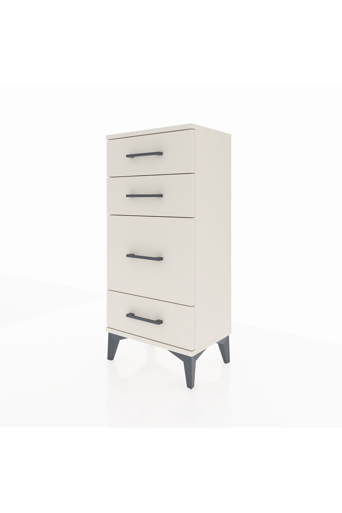 Arges Komodin 4 Çekmeceli 44x30x96 - S09M017V1A