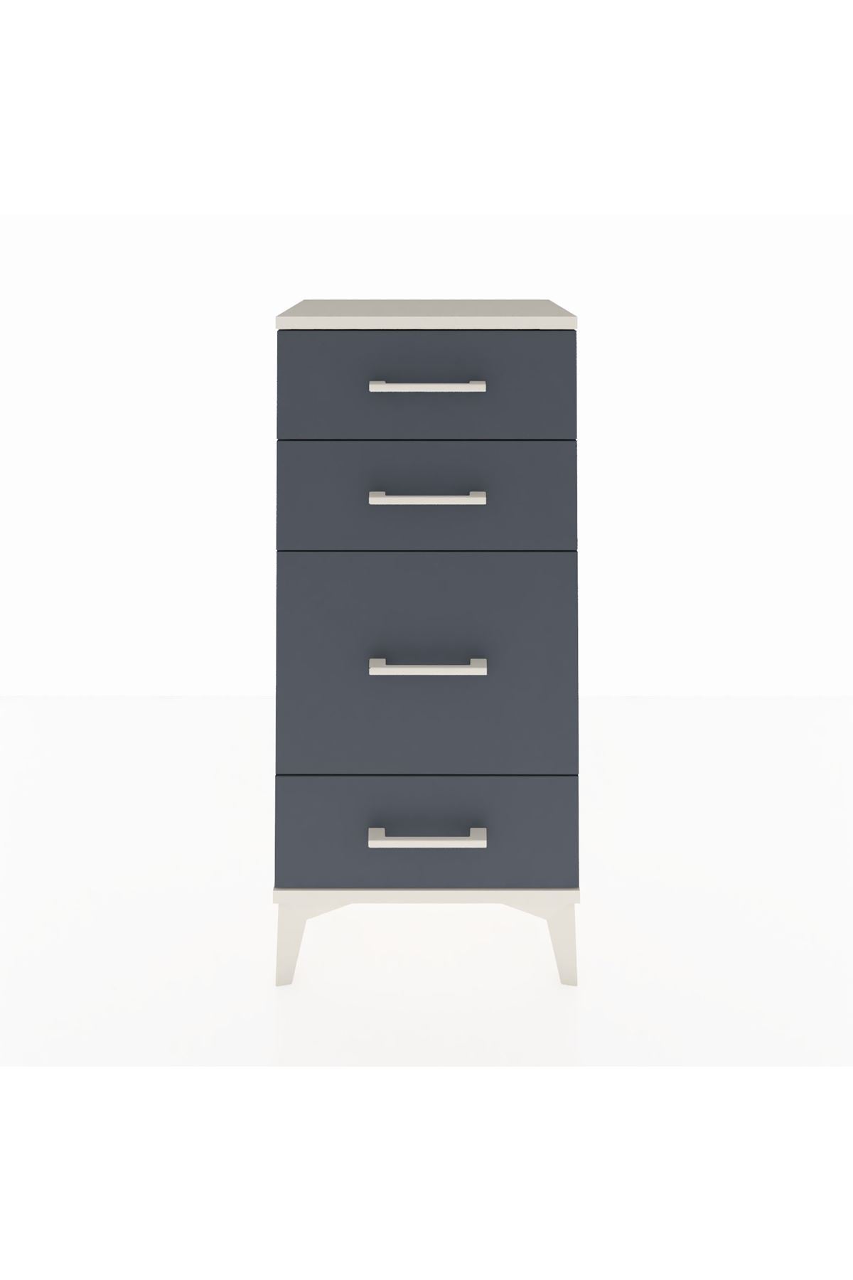 Arges Komodin 4 Çekmeceli 44x30x96 - S09M017V2A