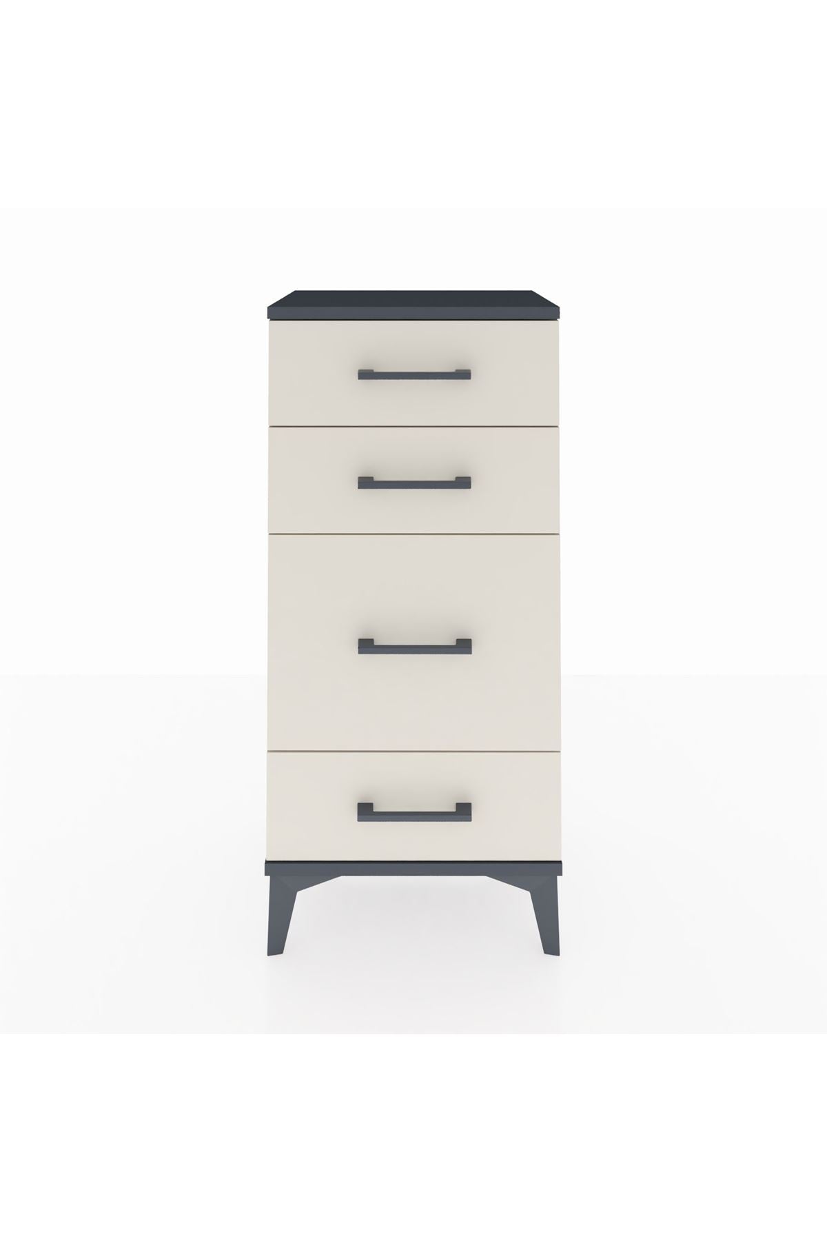 Arges Komodin 4 Çekmeceli 44x30x96 - S09M017V4A