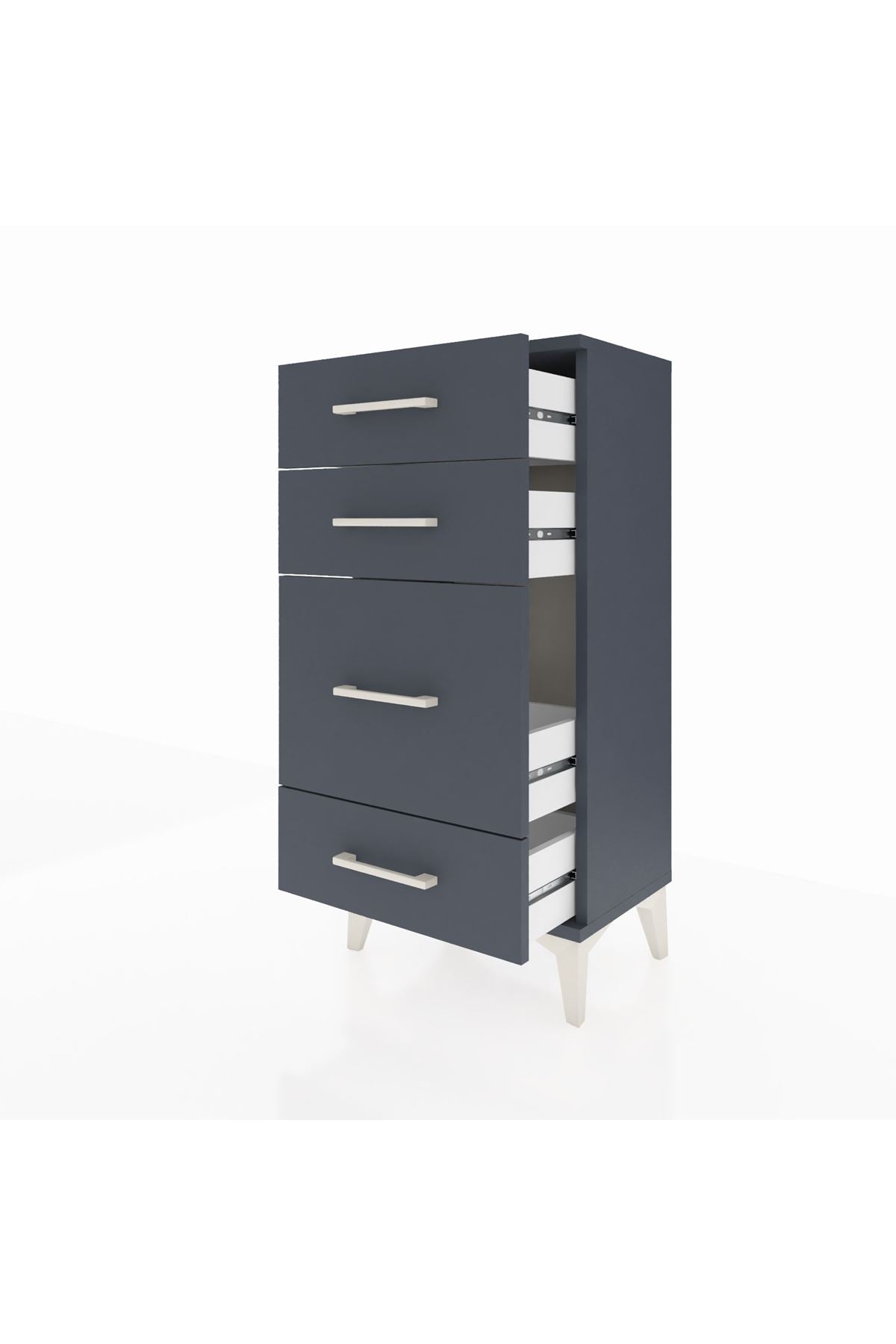 Arges Komodin 4 Çekmeceli 44x30x96 - S09M017V5A