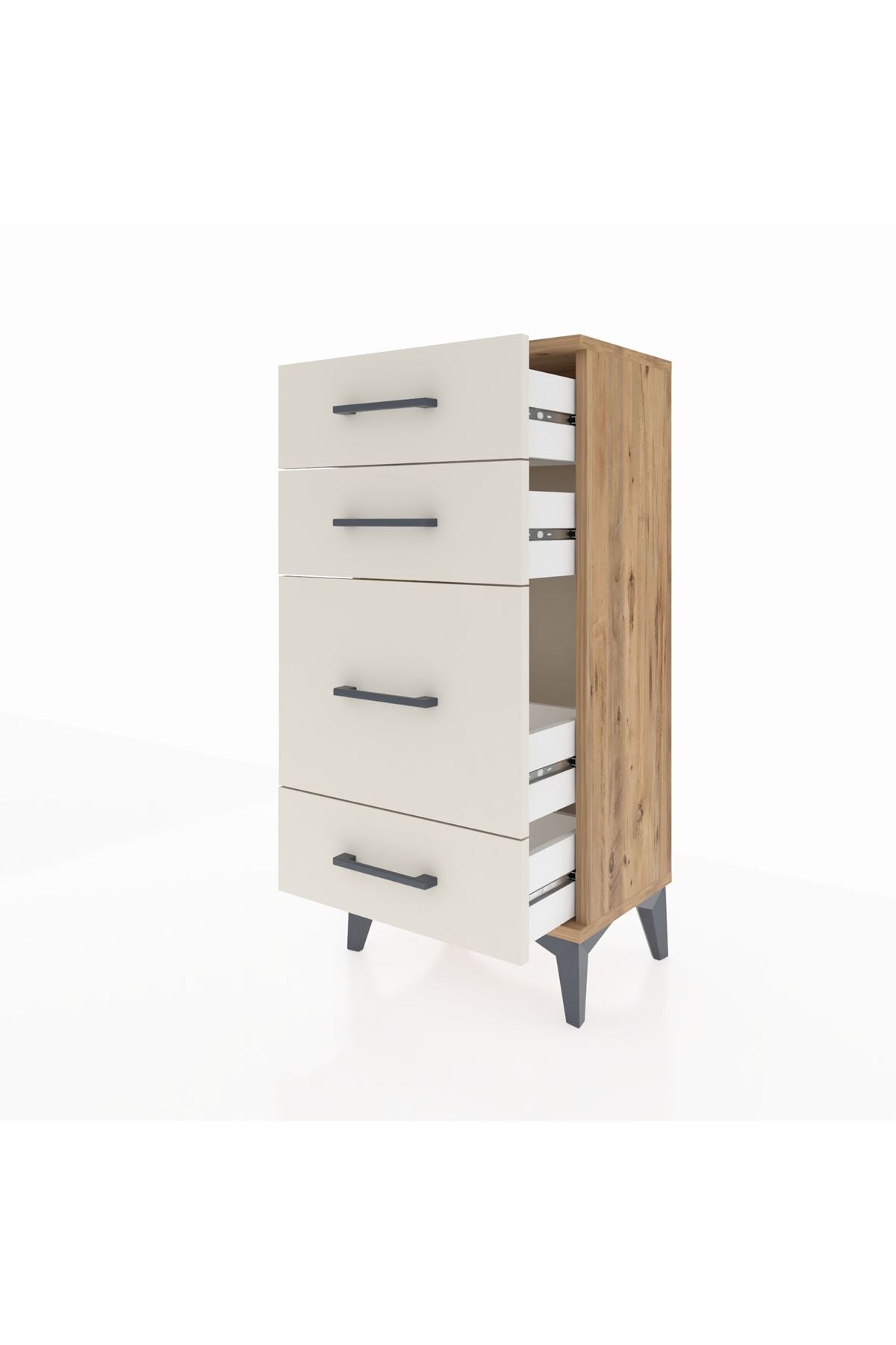 Arges Komodin 4 Çekmeceli 44x30x96 - S09M017V7A