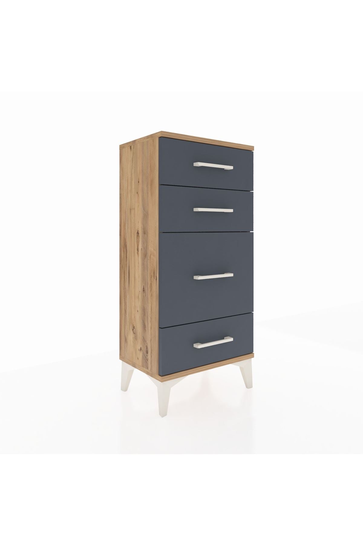 Arges Komodin 4 Çekmeceli 44x30x96 - S09M017V8A