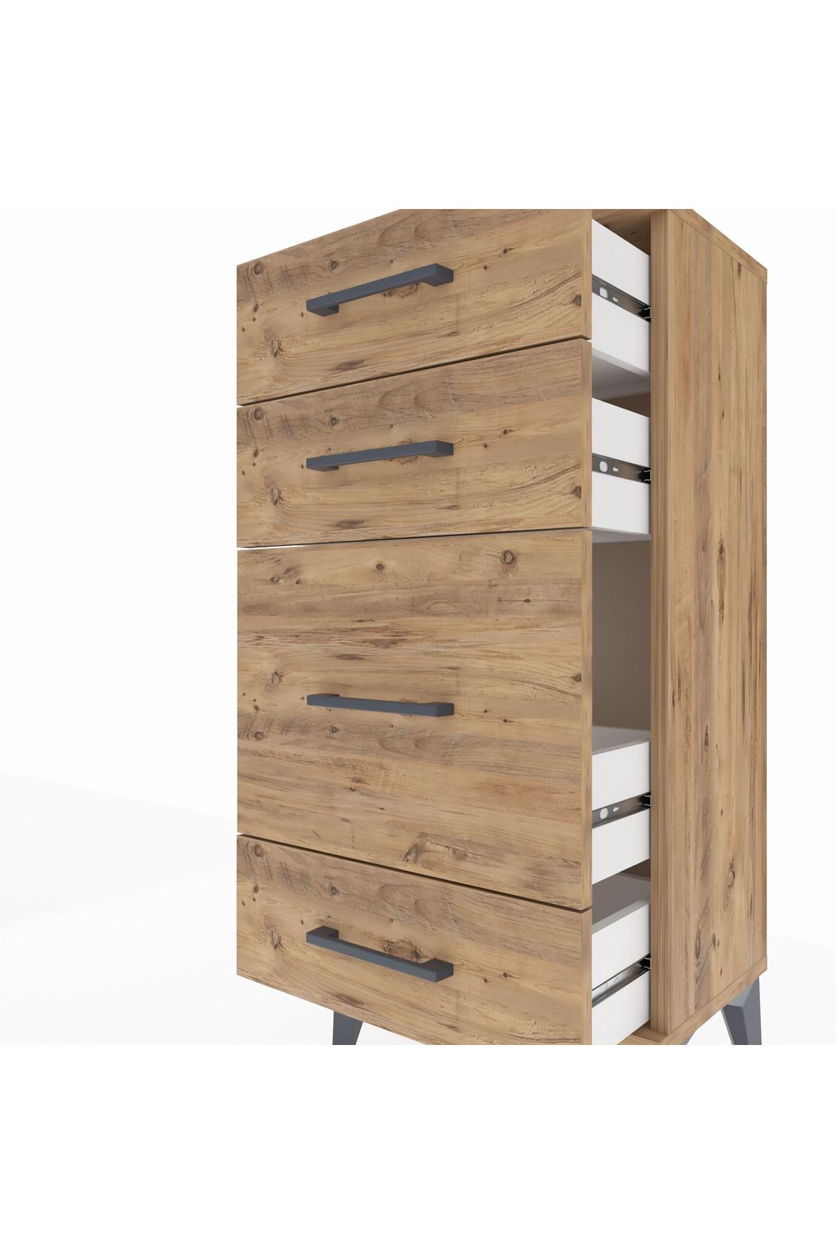Arges Komodin 4 Çekmeceli 44x30x96 - S09M017V9A