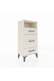 Arges Komodin Tek Raflı 3 Çekmeceli 44x30x96 - S09M018V1A