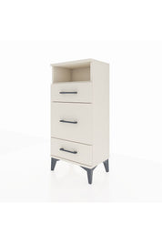 Arges Komodin Tek Raflı 3 Çekmeceli 44x30x96 - S09M018V1A