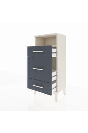 Arges Komodin Tek Raflı 3 Çekmeceli 44x30x96 - S09M018V2A
