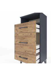 Arges Komodin Tek Raflı 3 Çekmeceli 44x30x96 - S09M018V6A