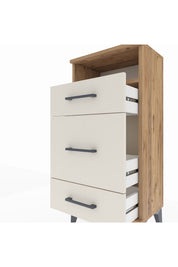 Arges Komodin Tek Raflı 3 Çekmeceli 44x30x96 - S09M018V7A