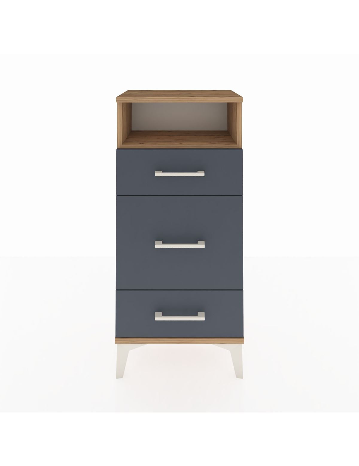 Arges Komodin Tek Raflı 3 Çekmeceli 44x30x96 - S09M018V8A