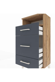 Arges Komodin Tek Raflı 3 Çekmeceli 44x30x96 - S09M018V8A