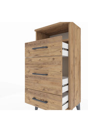 Arges Komodin Tek Raflı 3 Çekmeceli 44x30x96 - S09M018V9A