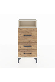 Arges Komodin Tek Raflı 3 Çekmeceli 44x30x96 - S09M019V3A