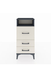 Arges Komodin Tek Raflı 3 Çekmeceli 44x30x96 - S09M019V4A