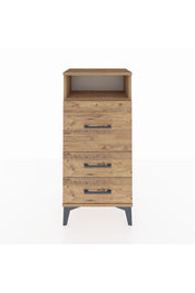 Arges Komodin Tek Raflı 3 Çekmeceli 44x30x96 - S09M019V9A