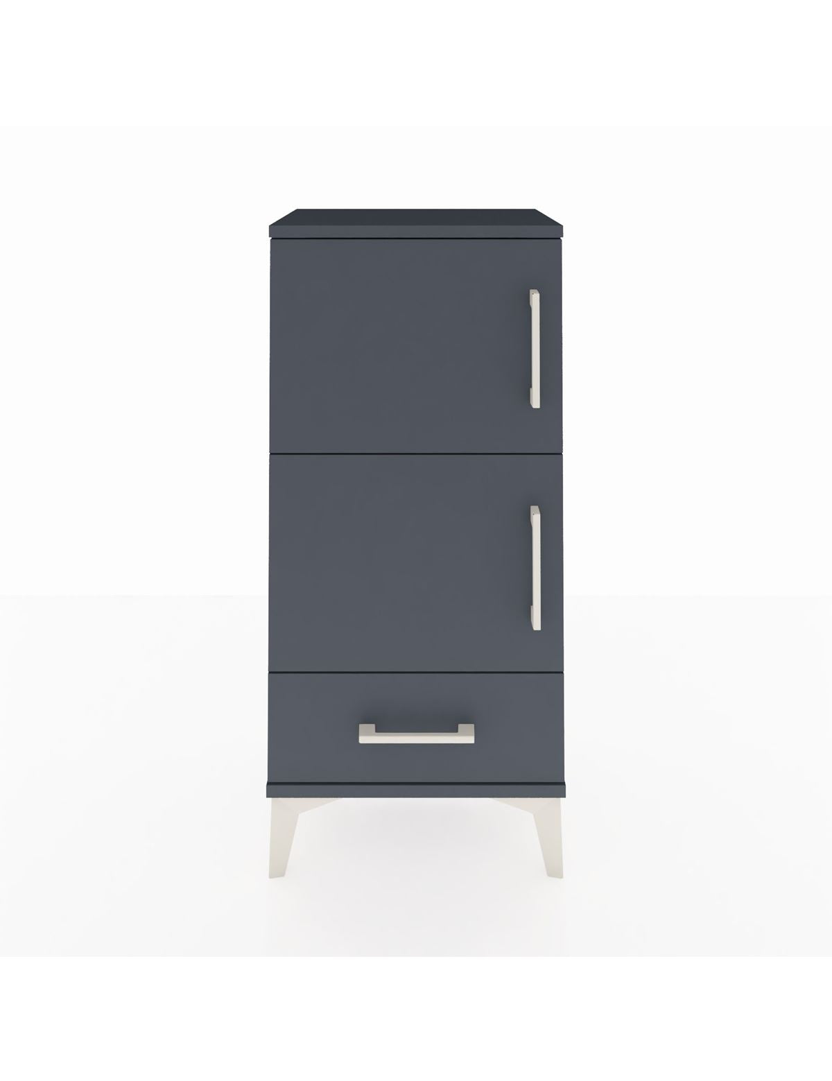 Arges Komodin 4 Raflı Tek Çekmeceli 2 Kapaklı 44x30x96 - S09M020V5A