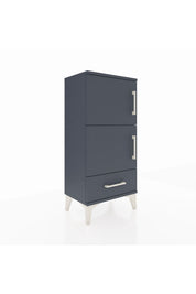Arges Komodin 4 Raflı Tek Çekmeceli 2 Kapaklı 44x30x96 - S09M020V5A