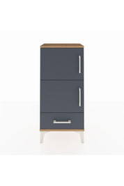 Arges Komodin 4 Raflı Tek Çekmeceli 2 Kapaklı 44x30x96 - S09M020V8A