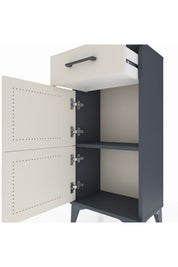 Arges Komodin Tek Raflı Tek Çekmeceli 2 Kapaklı 44x30x96 - S09M021V4A