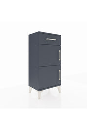Arges Komodin Tek Raflı Tek Çekmeceli 2 Kapaklı 44x30x96 - S09M021V5A
