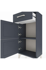 Arges Komodin Tek Raflı Tek Çekmeceli 2 Kapaklı 44x30x96 - S09M021V5A