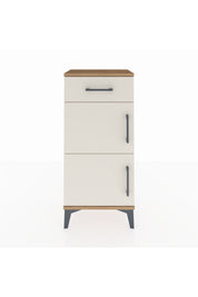 Arges Komodin Tek Raflı Tek Çekmeceli 2 Kapaklı 44x30x96 - S09M021V7A