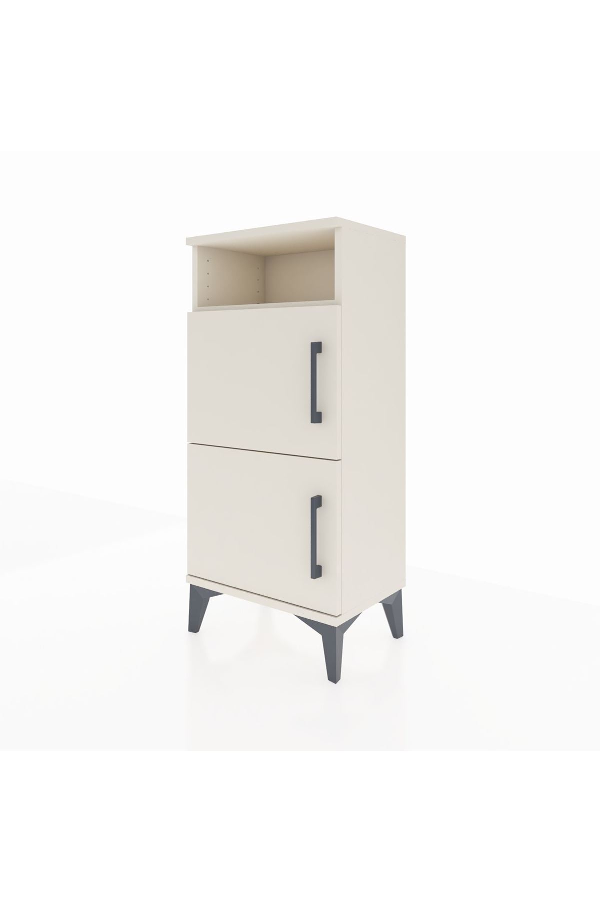 Arges Komodin Tek Raflı 2 Kapaklı 44x30x96 - S09M022V1A