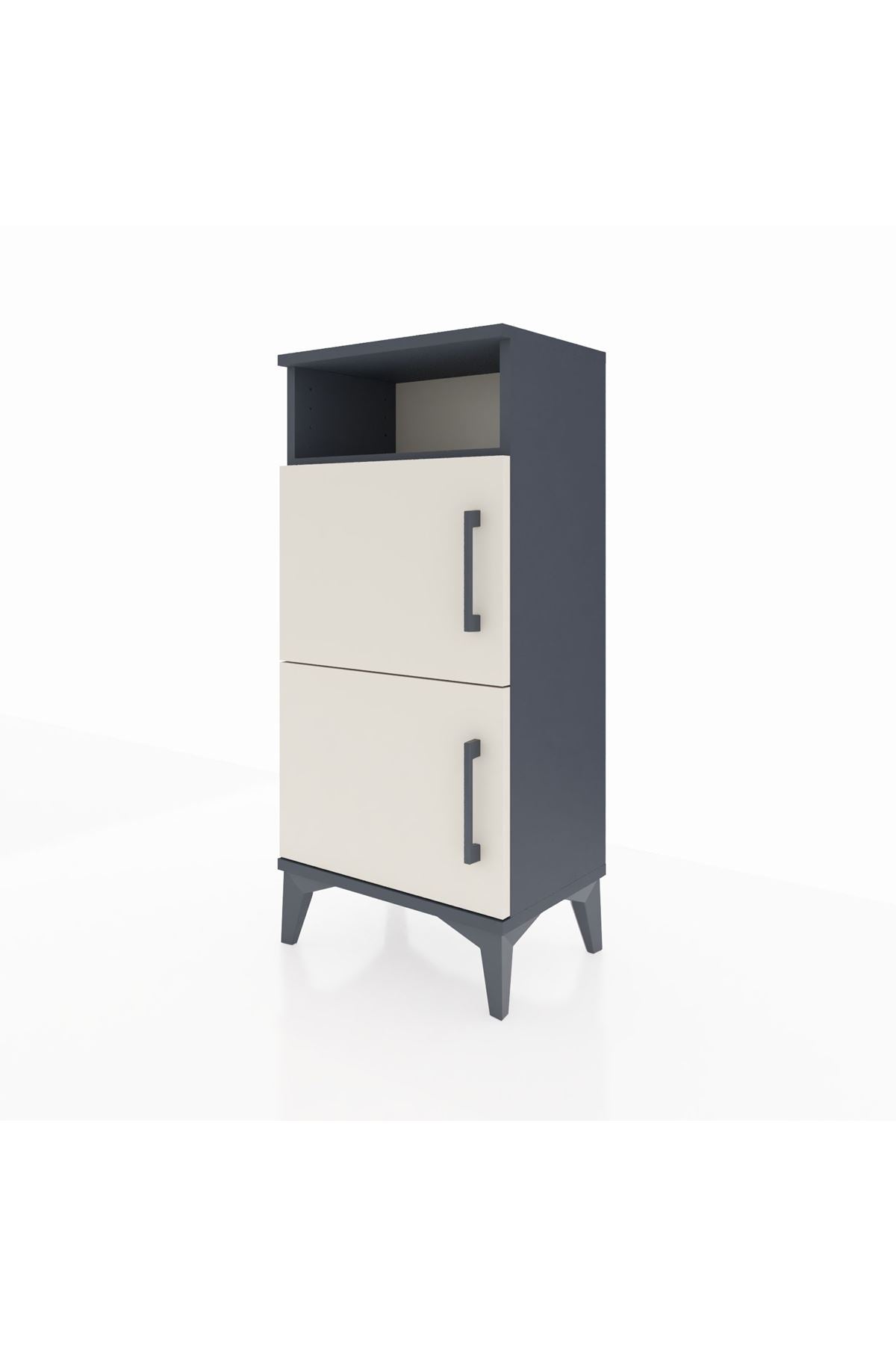 Arges Komodin Tek Raflı 2 Kapaklı 44x30x96 - S09M022V4A