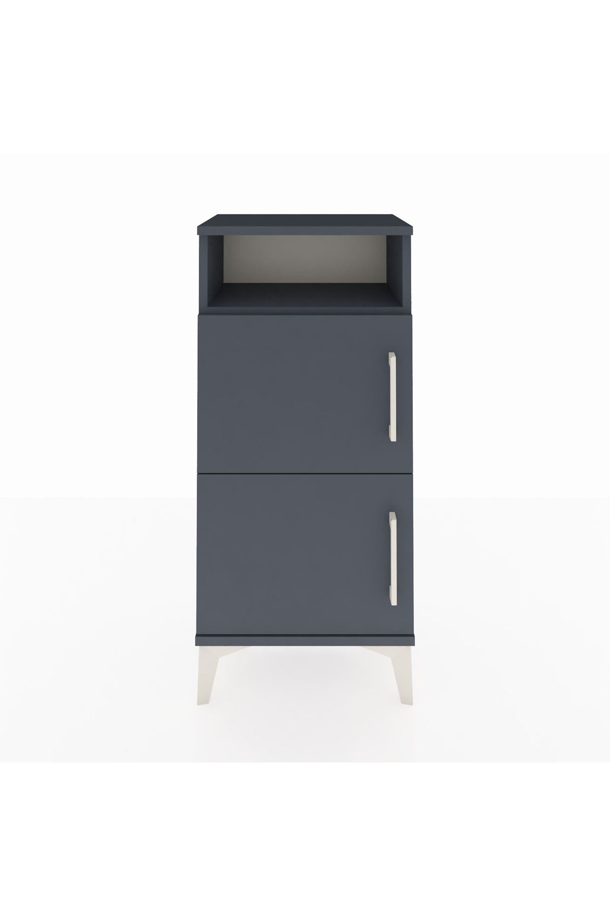 Arges Komodin Tek Raflı 2 Kapaklı 44x30x96 - S09M022V5A
