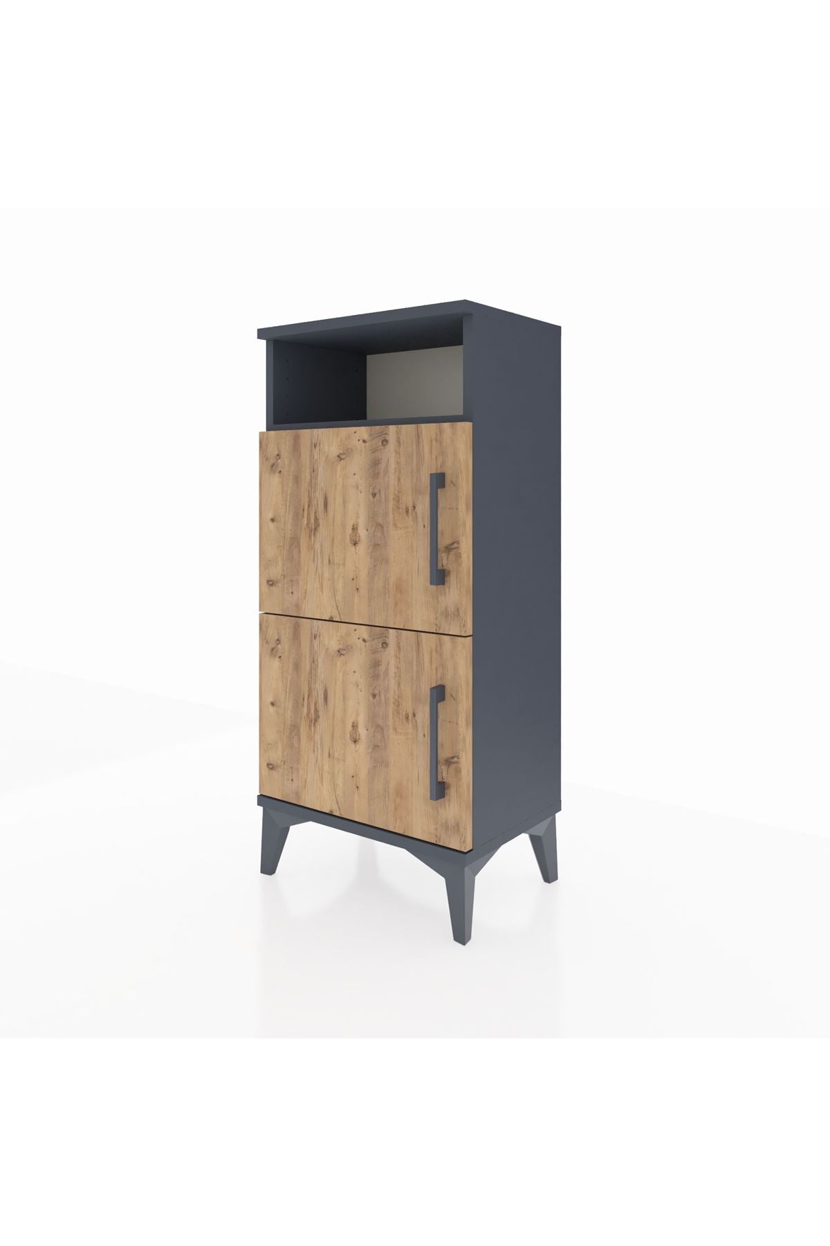 Arges Komodin Tek Raflı 2 Kapaklı 44x30x96 - S09M022V6A