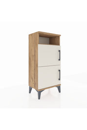 Arges Komodin Tek Raflı 2 Kapaklı 44x30x96 - S09M022V7A