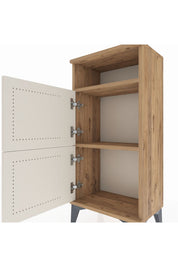Arges Komodin Tek Raflı 2 Kapaklı 44x30x96 - S09M022V7A