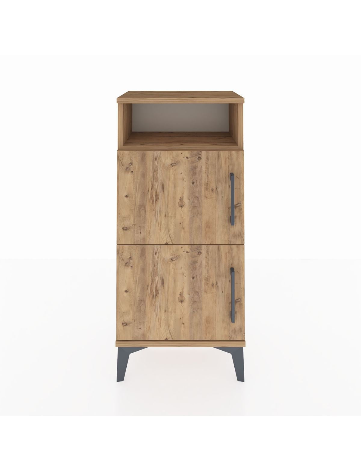 Arges Komodin Tek Raflı 2 Kapaklı 44x30x96 - S09M022V9A