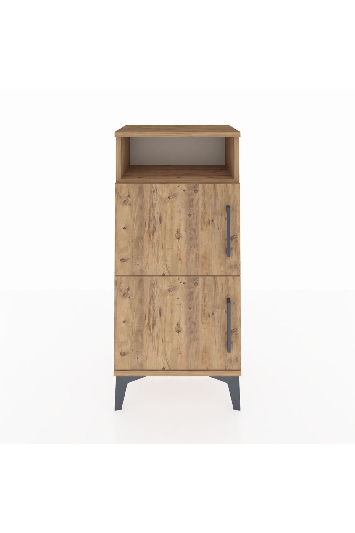 Arges Komodin Tek Raflı 2 Kapaklı 44x30x96 - S09M022V9A